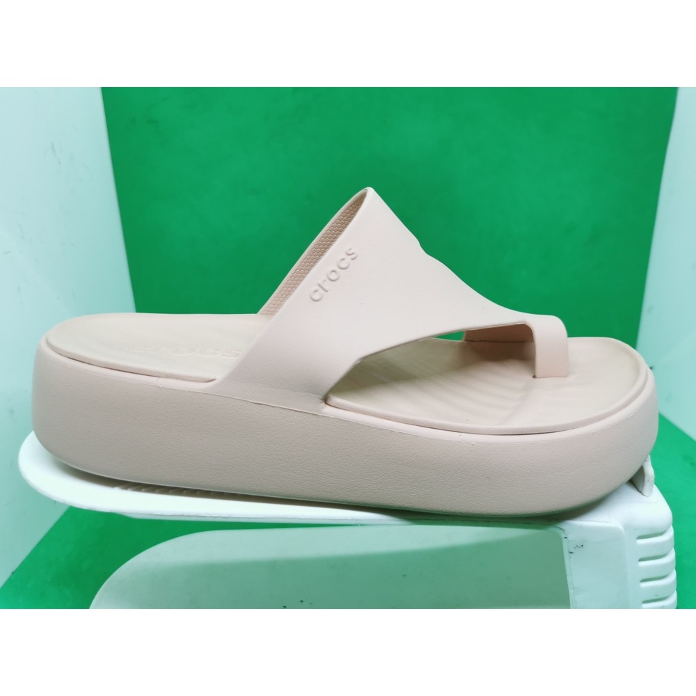 Crocs Getaway Platform Toe Loop 210834 Sandstone … - image 5